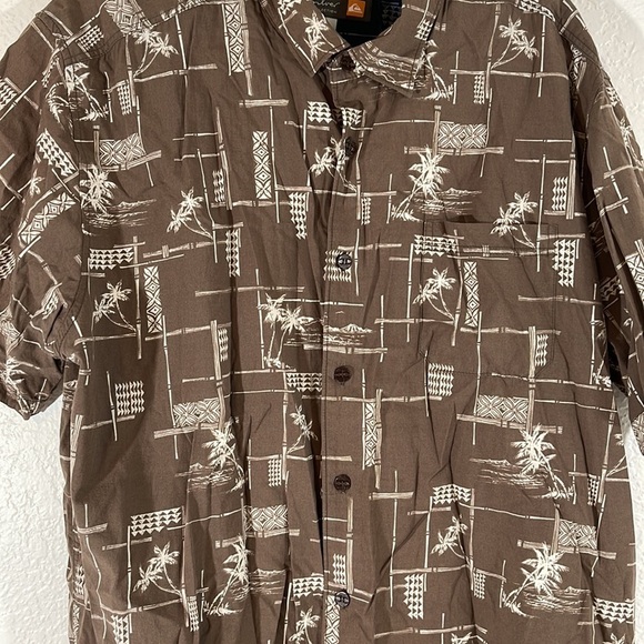 QUIKSILVER Men's Bayview Short Sleeve Shirt Size XL - Picture 4 of 10